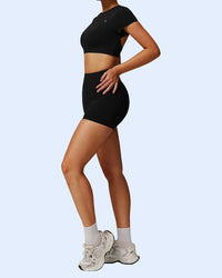 ORU Phul Hollow Back Cropped Top