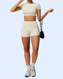 ORU Phul Hollow Back Cropped Top