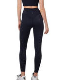 Black ORU Cozy Pocket Leggings for women with high waist, moisture-wicking, stretchy and breathable fabric, and hip-lifting design.