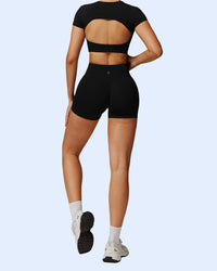 ORU Phul Hollow Back Cropped Top