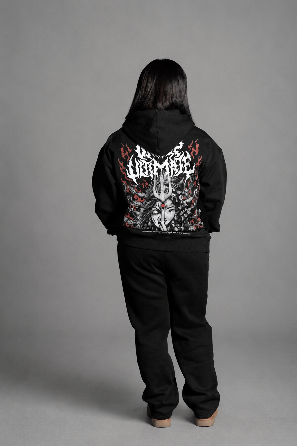 Durga & Kumari Hoodie The Power to ROAR The power To Remain CALM